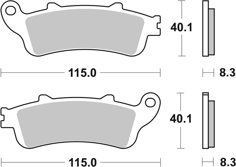 Brembo S.p.A. Kolkeramiska bromsbelägg - 07HO4308 Figur 2