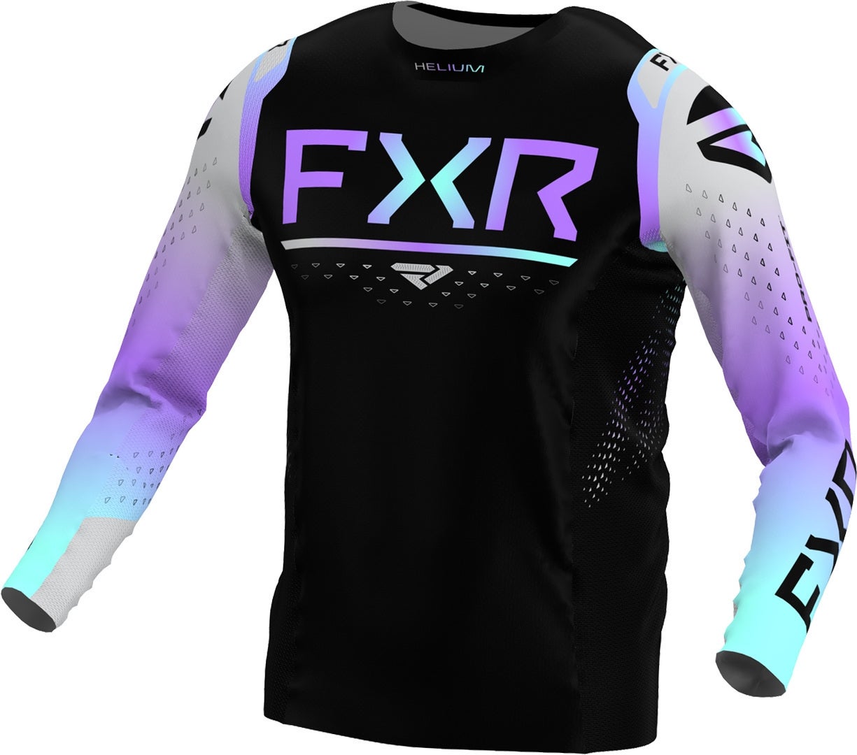 FXR Helium 2023 Motocross trøje sort/lilla XL Figur 1