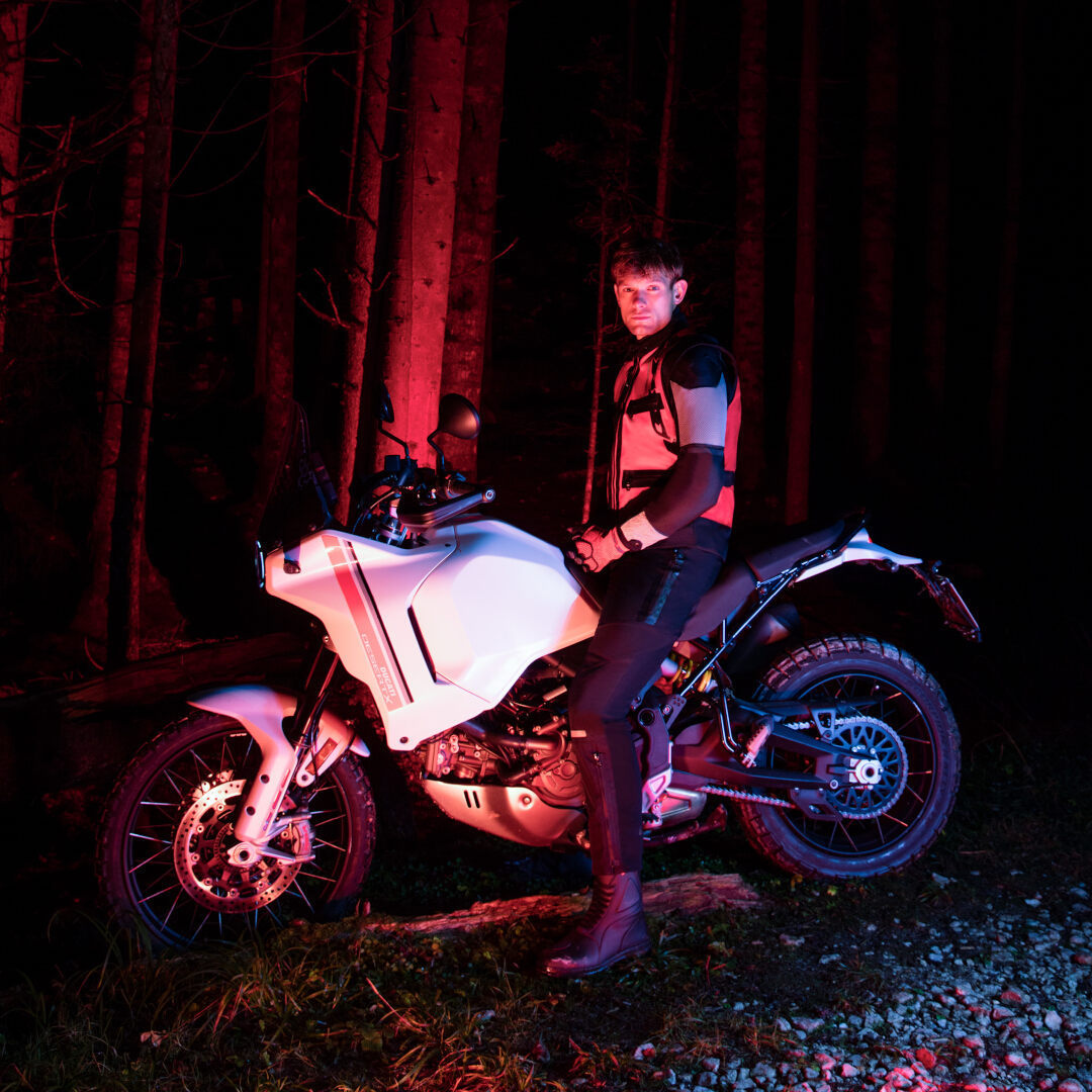 Spidi Enduro Pro Giacca in tessuto da moto nero/rosso M Figura 6