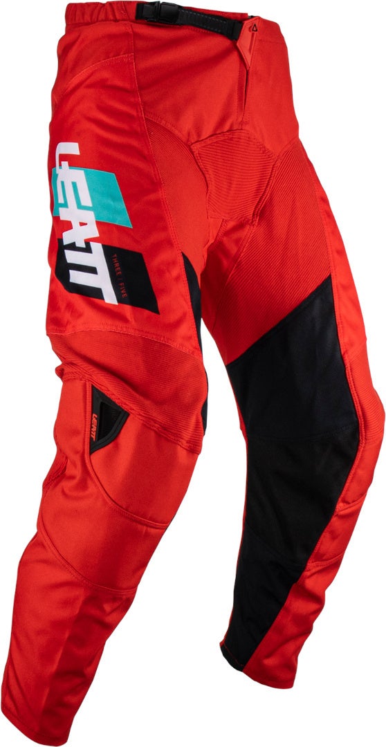 Leatt 3.5 Ride 2023 Motocross Jersey and Pants Set red/black M Figure 3