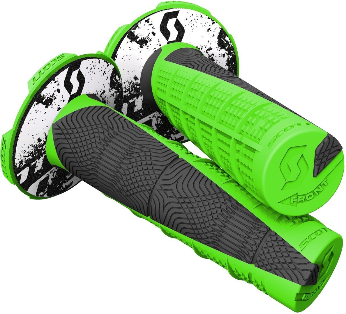 Scott Duece Plus Donut Aderența Motocross verde/negru Figura 1