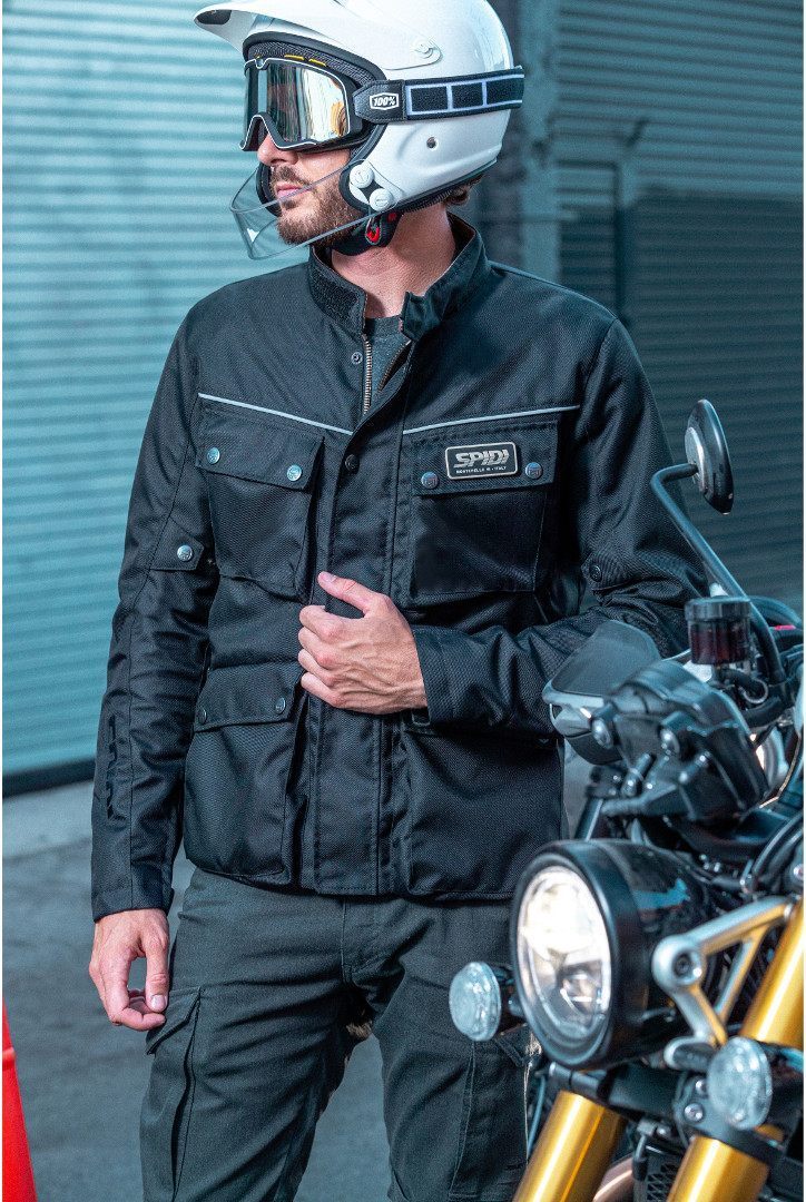 Spidi Originals Enduro Motorcycle Textile Jacket black M Figure 5