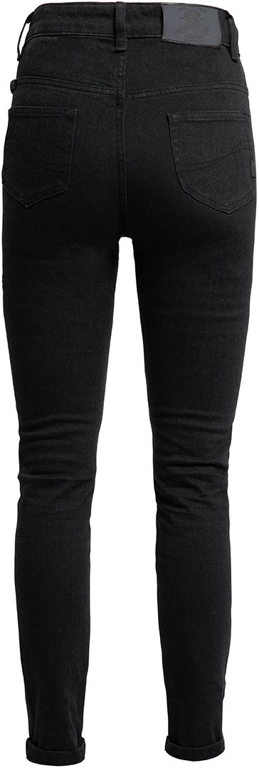 John Doe Luna High Mono Damer Motorcykel Jeans Sort vask 30 L32 Figur 3