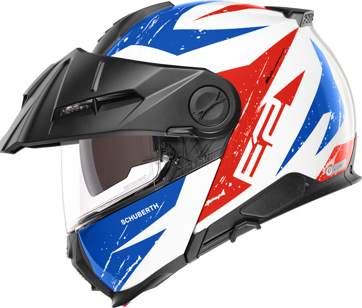 Schuberth E2 Explorer Helmet blue/red/white XL (61) Figure 2