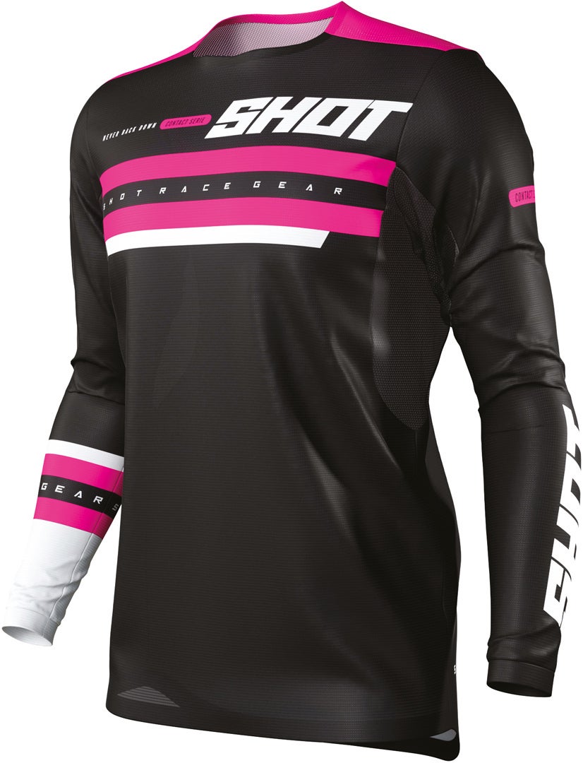 Shot Contact Shining Motocross Jersey pink L Abbildung 1