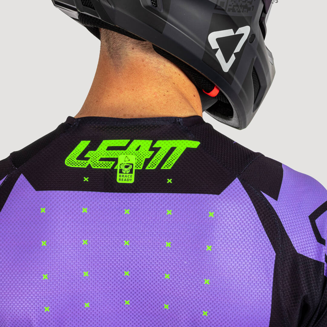 Leatt 4.5 Lite Venom 2025 Motocross trøje sort/lilla/neongrøn L Figur 6
