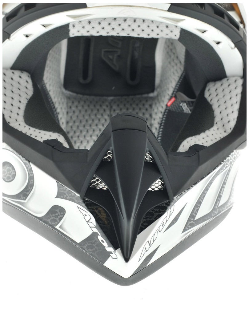 Airoh CR901 Linear Casco de Motocross blanco/naranja M (57/58) Figura 5