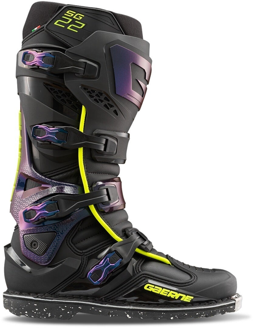 Gaerne SG-22 Bottes de motocross noir/violet 44 Figure 1