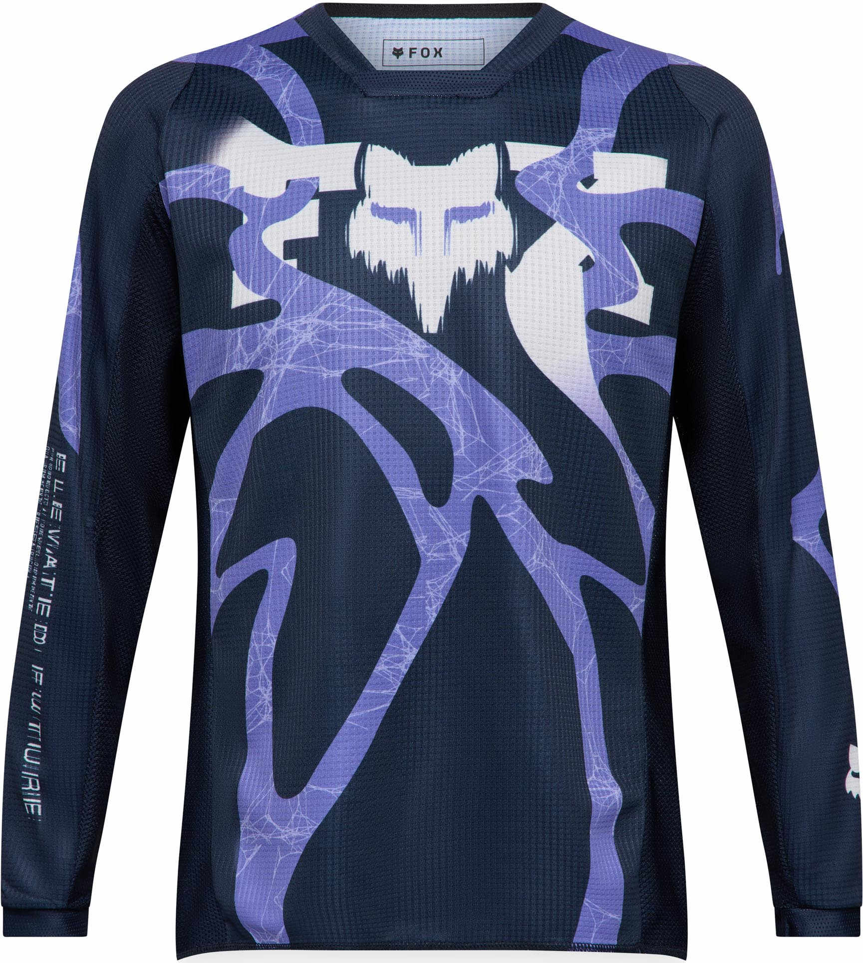 FOX 180 Diffuse Special Edition Ungdoms motocross-trøye Blå/lilla YL Figur 1