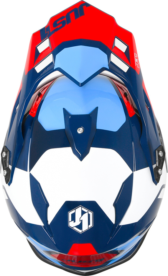 Just1 J34 Pro Tour Motocross hjälm rött/blått XL (61/62) Figur 5