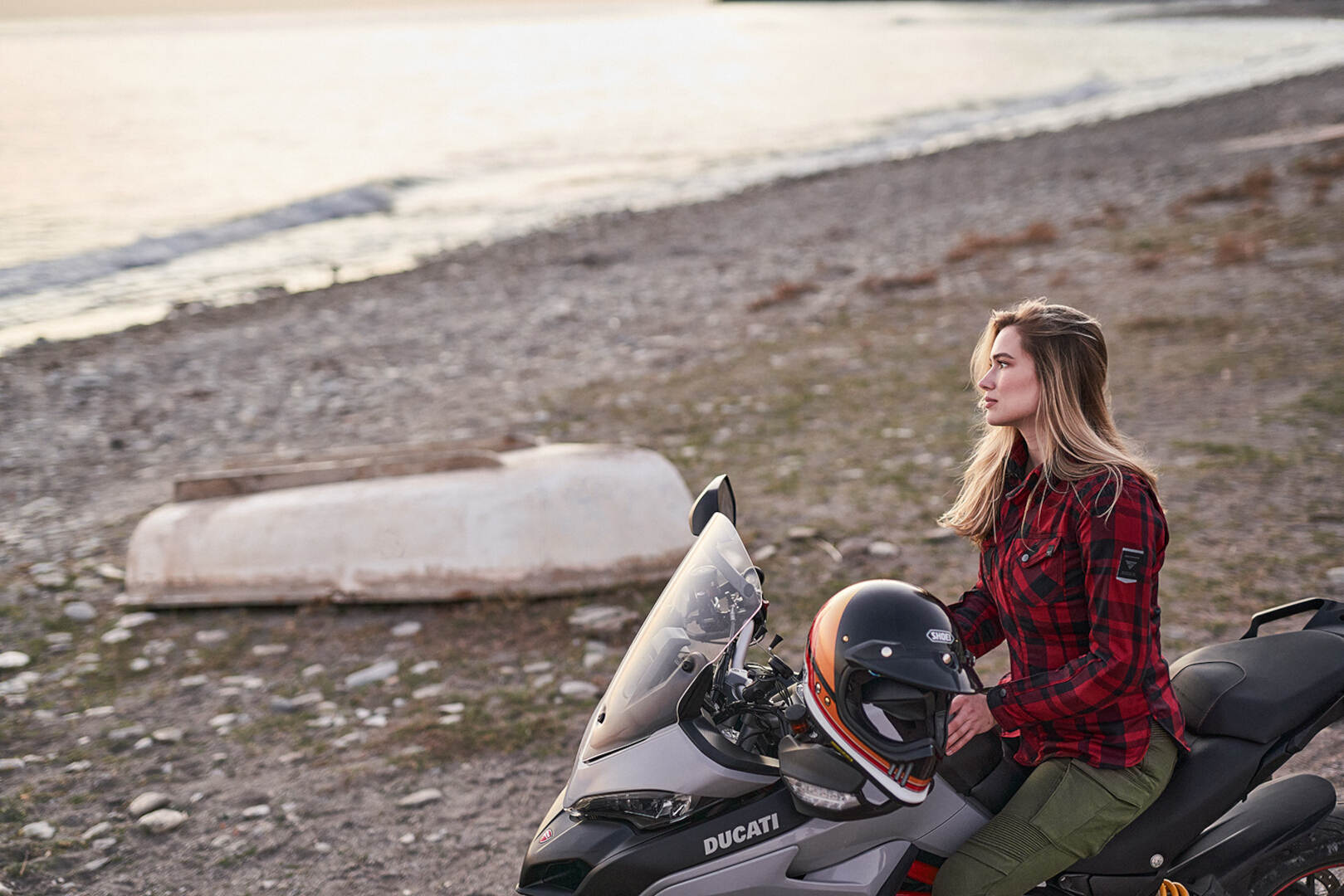 SHIMA Renegade 2.0 Motorcykelskjorte til damer rød XL Figur 5