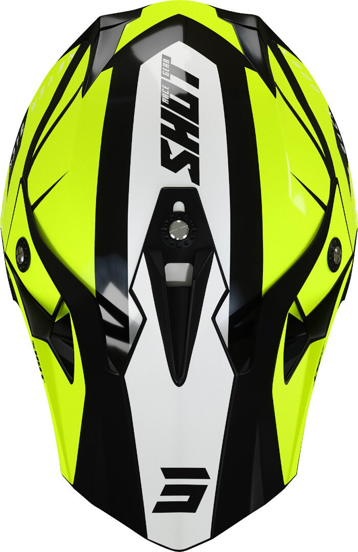 Shot Pulse Revenge Casco motocross nero/bianco/giallo M (57/58) Figura 3