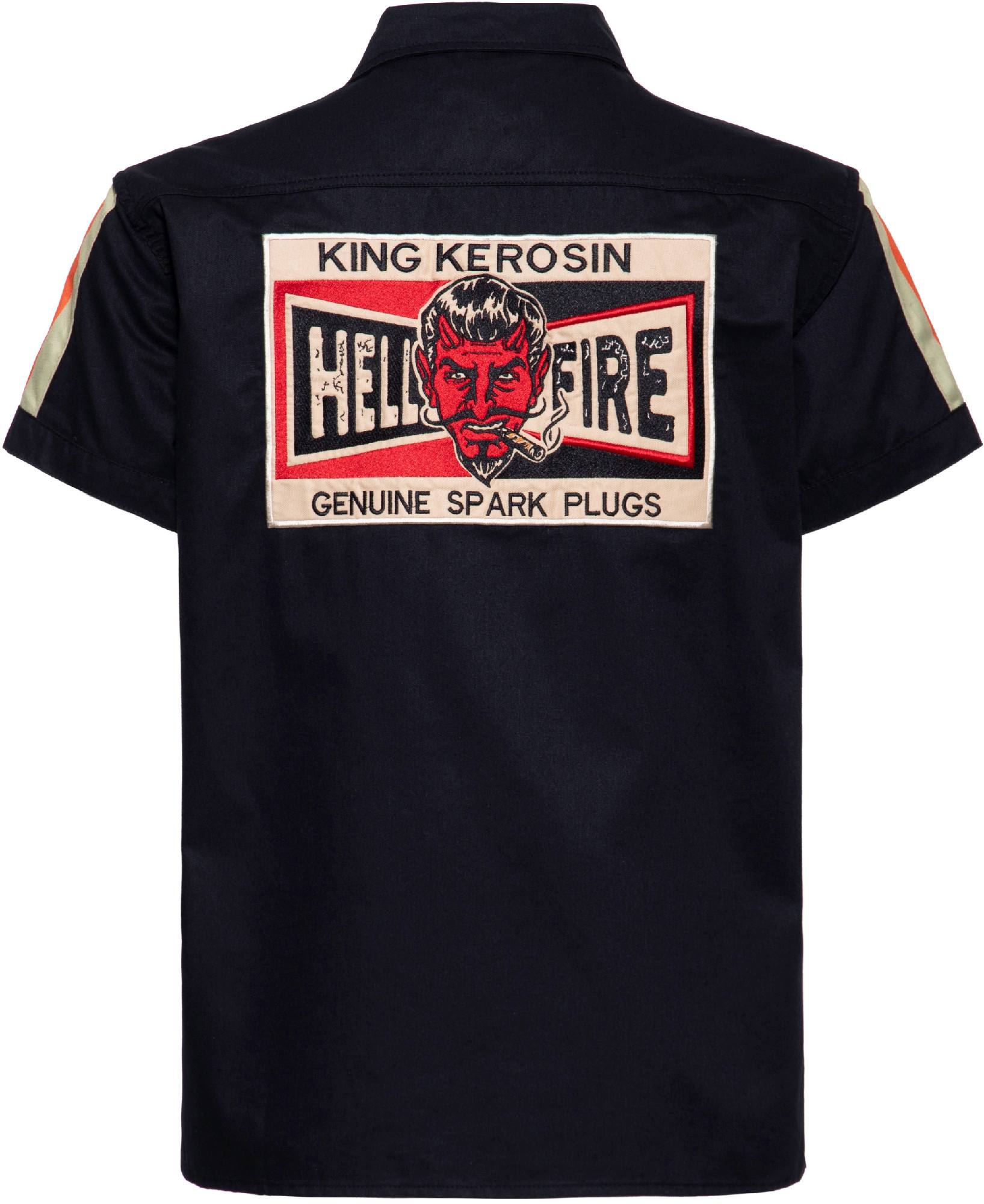 King Kerosin Hell Fire Workwear Kurzarmhemd L Abbildung 2