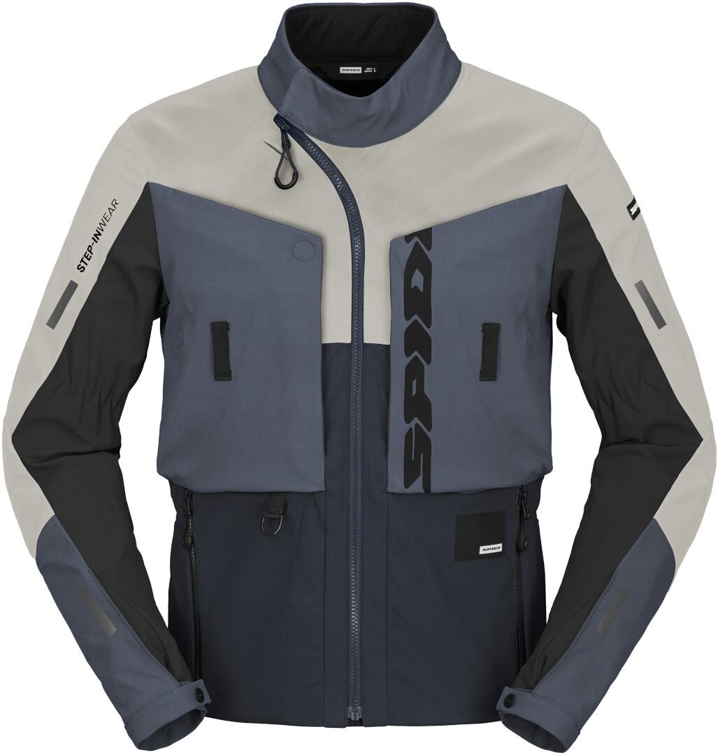Spidi Frontier Veste textile de moto Gris foncé/gris clair XL Figure 1