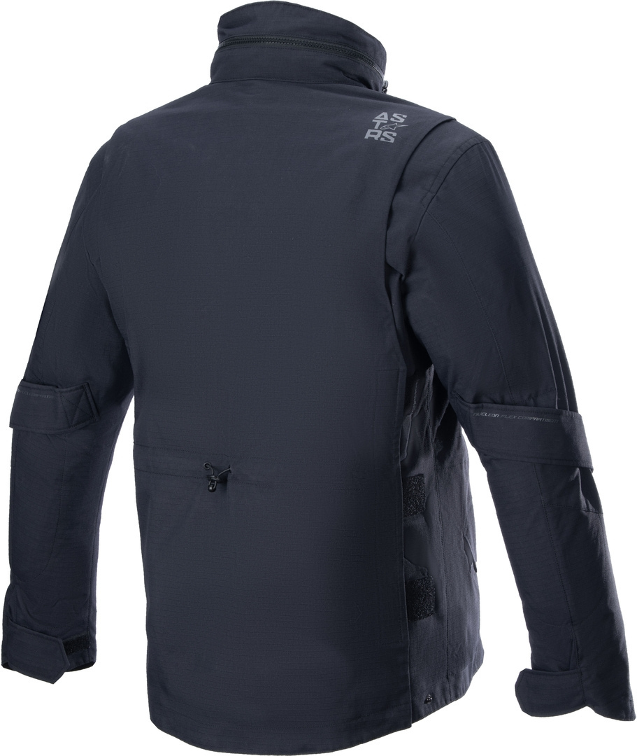 Side view of Alpinestars MO.ST.EQ Field waterproof Motorcycle Textile Jacket