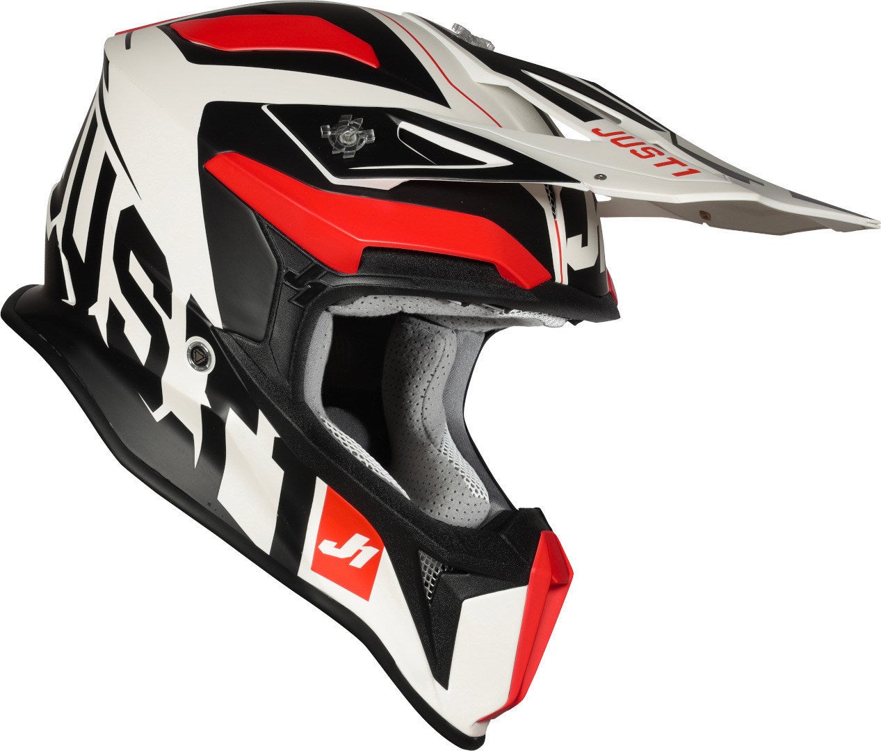 Just1 J18 Pulsar Casco motocross bianco/rosso/nero L (59/60) Figura 3