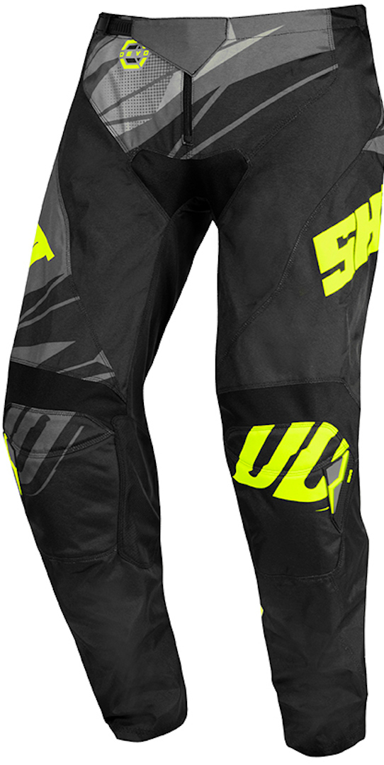 Shot Devo Ventury Kinder Motocross Hose grau/gelb 26 Abbildung 1