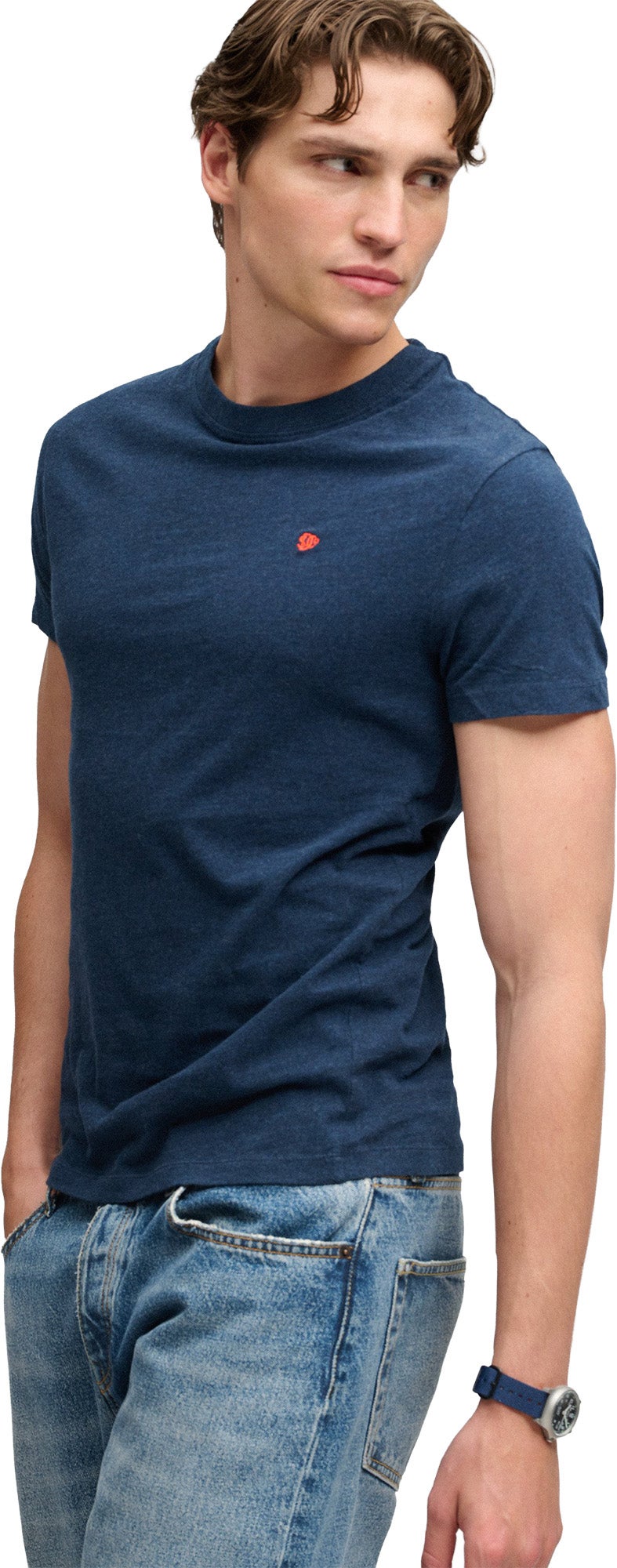Superdry & Co Logo Тениска синьо S Фигура 3