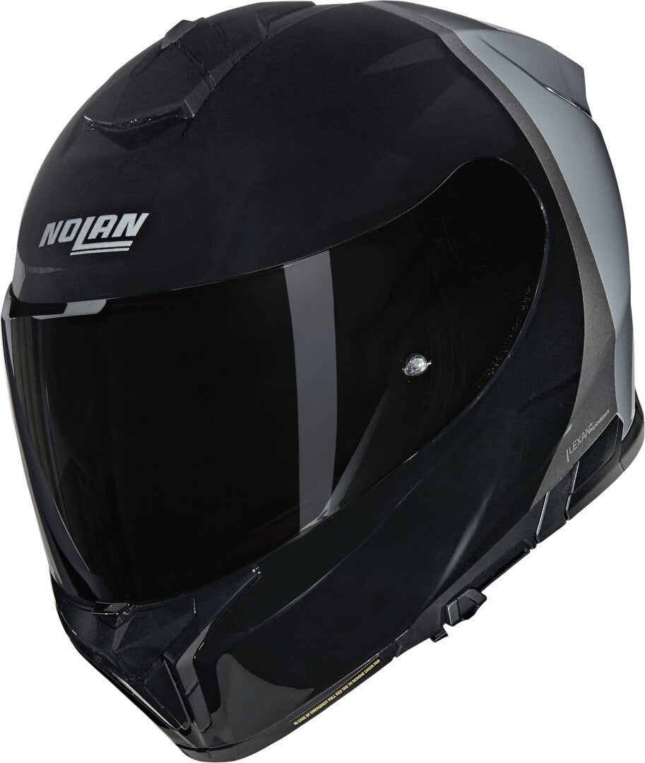 Nolan Men's Black/Grey N80-8 Verniciatura Speciale N-Com Helmet