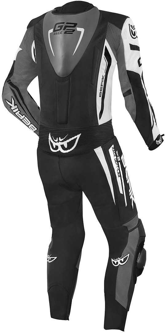 Berik Monza One Piece Motorcycle Leather Suit black/white/grey 54 Figure 2