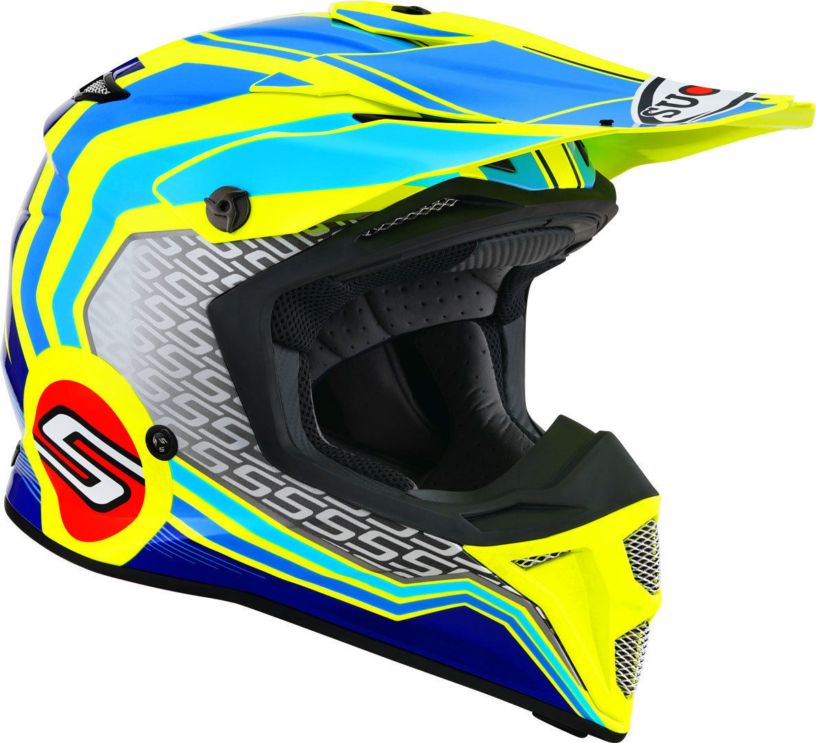 Suomy MX Speed Pro Forward Cască de motocross Albastru/galben L (59/60) Figura 7