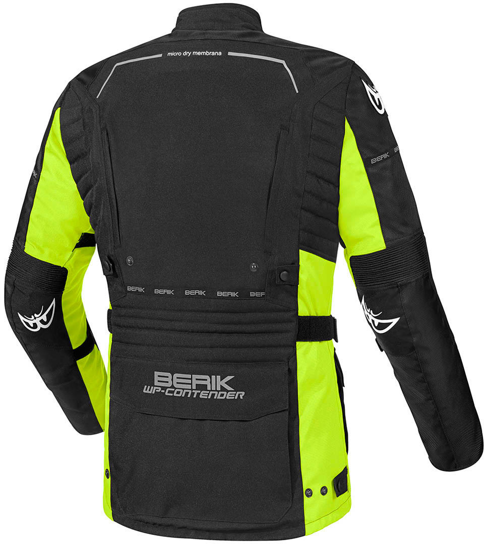 Berik Torino Waterproof Motorcycle Textile Jacket black/neon 58 Figure 2