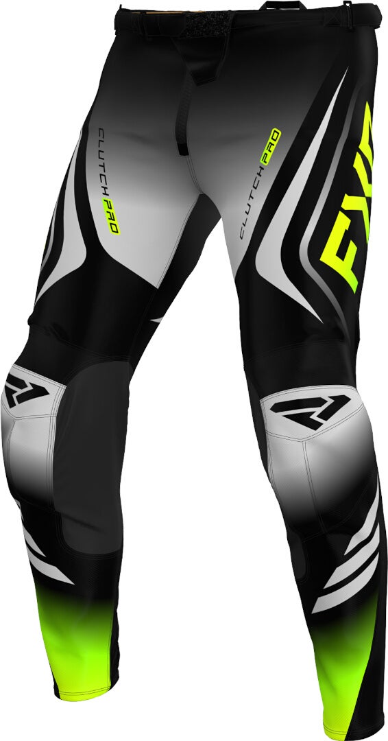 FXR Clutch Pro 2025 Motocross bukser sort/grøn 42 Figur 1
