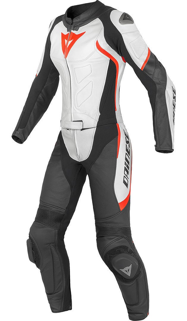 Dainese Avro Div. D1 Duas peças senhoras terno de couro da motocicleta Preto/Antracito 88 Figura 3