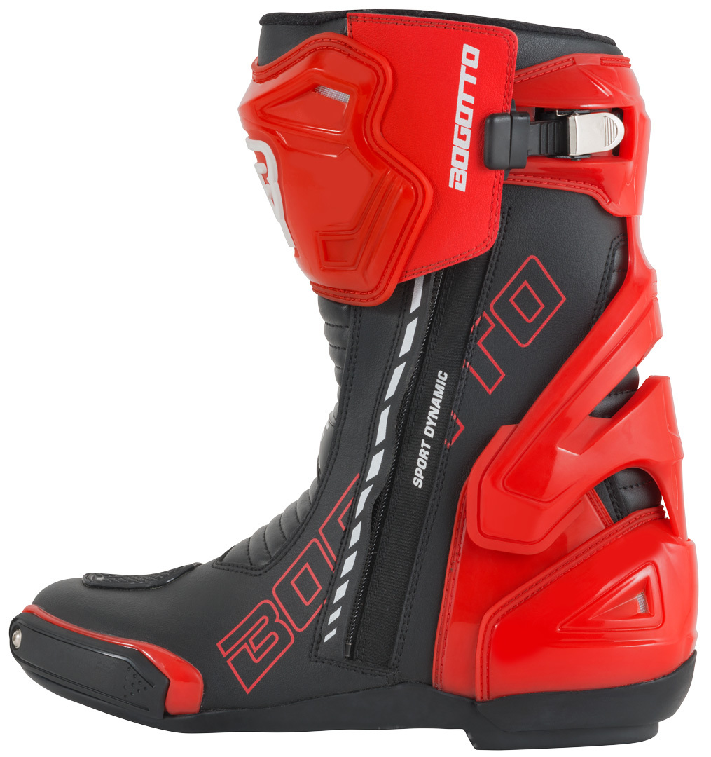 Bogotto Donington Motorcycle Boots black/red 45 Figure 2