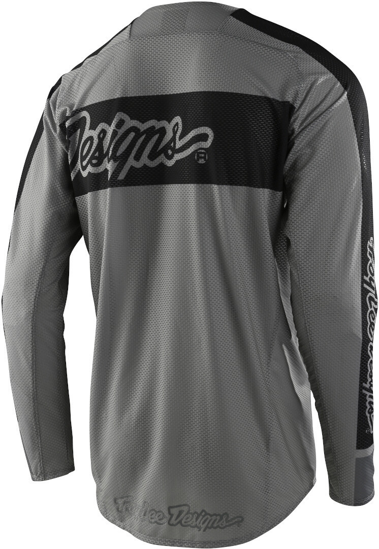 Troy Lee Designs SE Pro Air Vox Tricou de motocross gri/negru S Figura 2