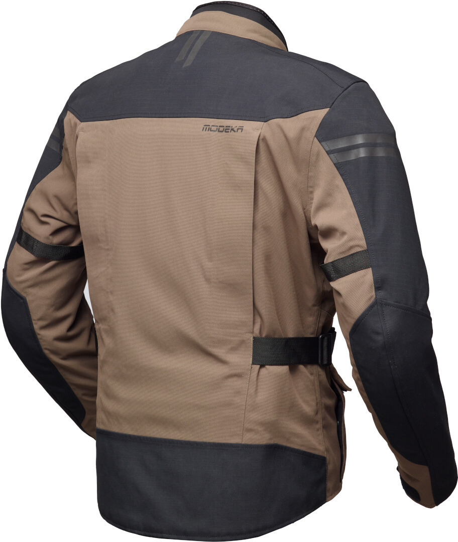 Modeka Paneo LT vanntett motorsykkel tekstil jacke Sand/svart 3XL Figur 3