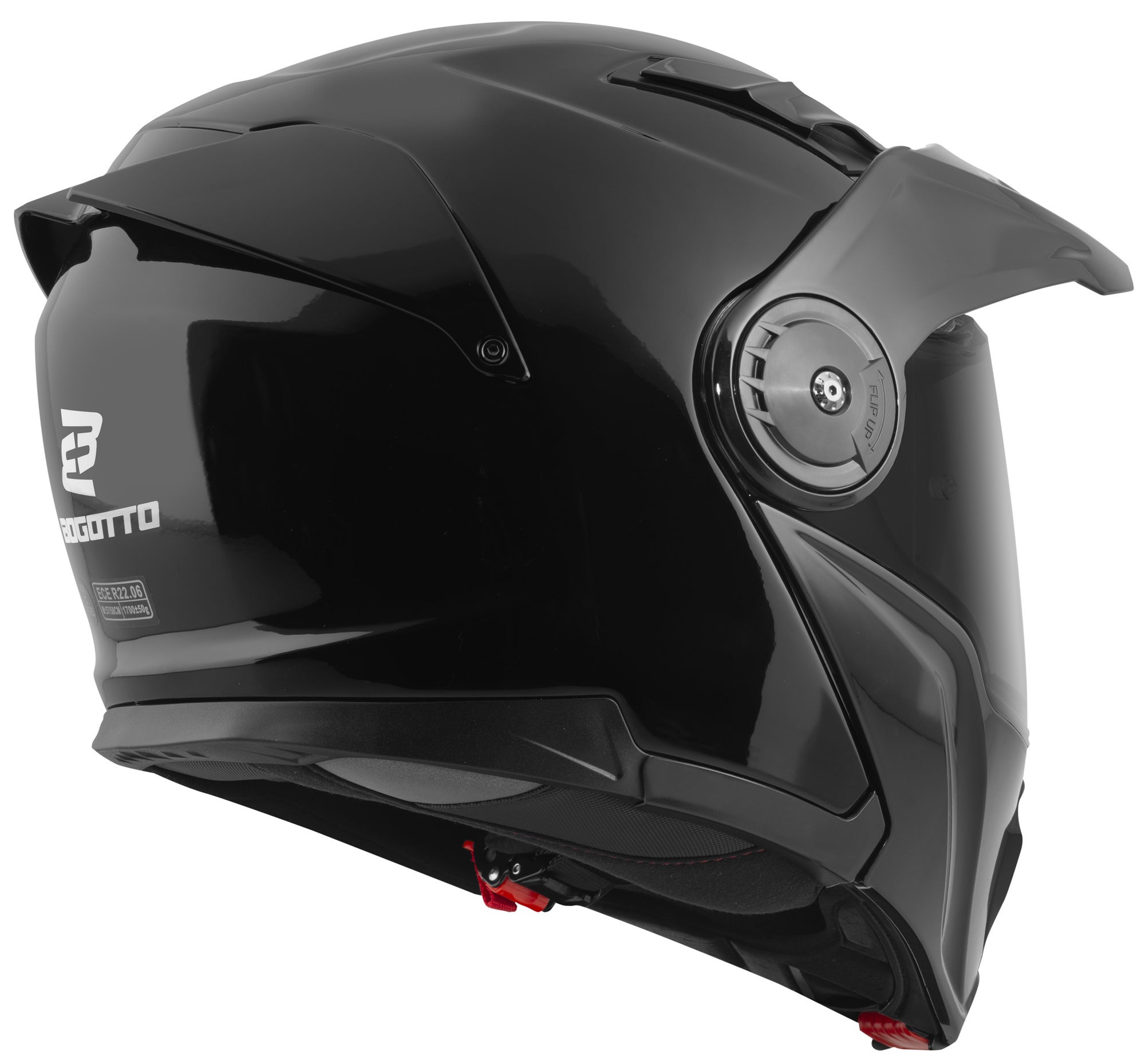 Bogotto FG-102 Hjelm Sort S Figur 4