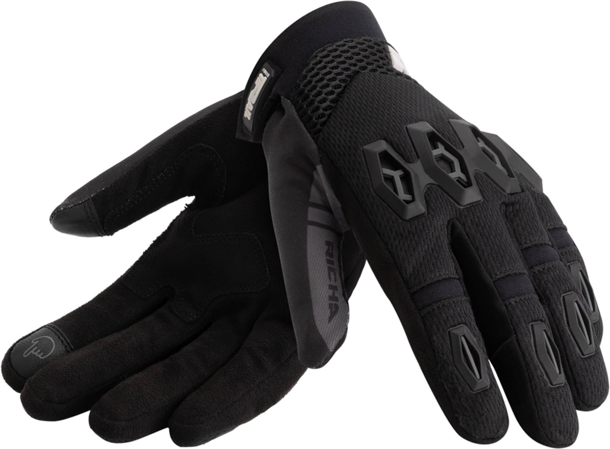 Richa R-MX Motocrosshandsker Sort L Figur 1