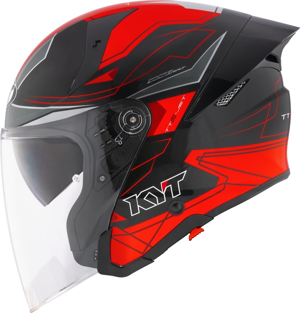 KYT TTR-Jet Led Jethelm schwarz/rot XL (60) Abbildung 6