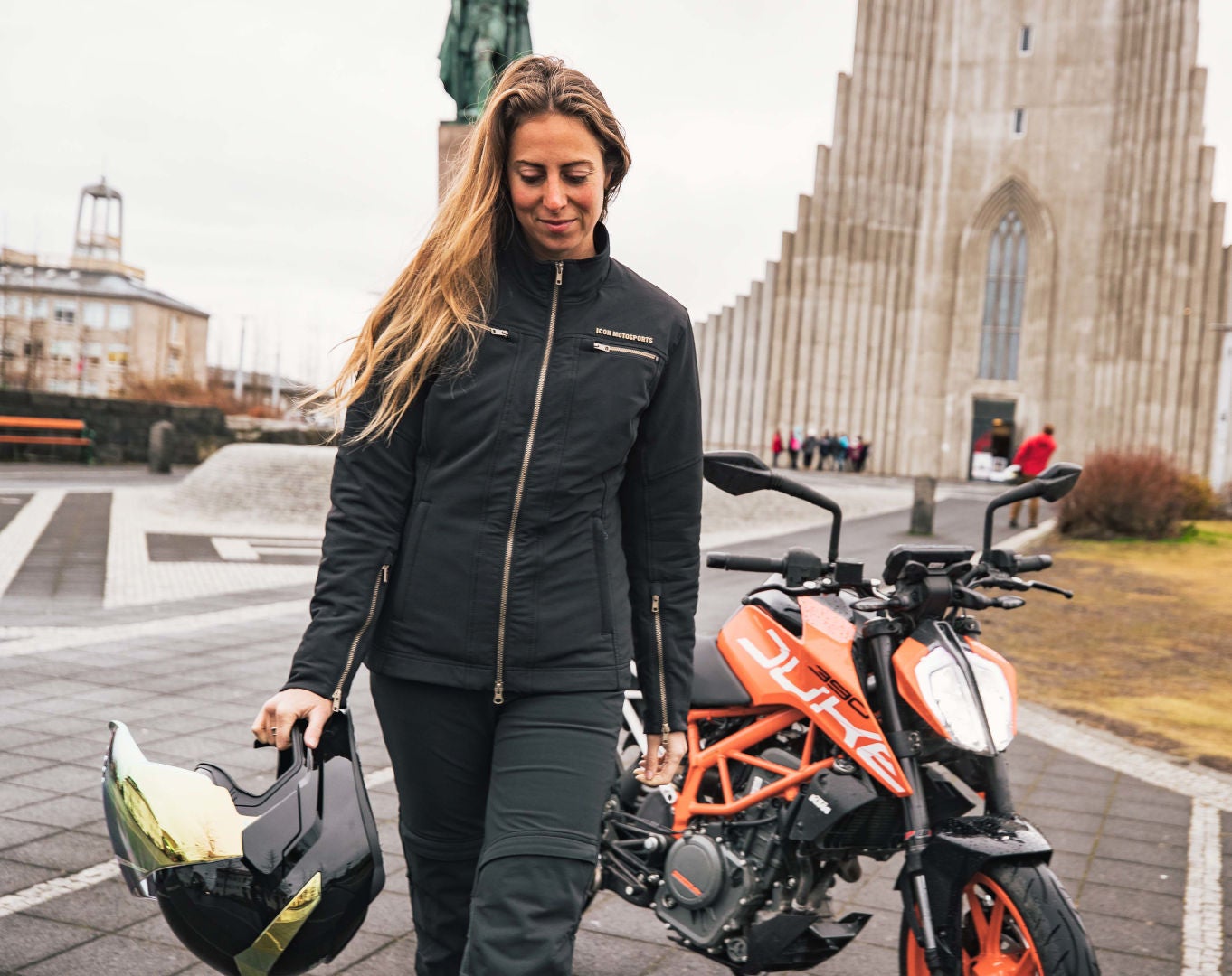 Icon Hella2 Damen Motorrad Textiljacke XXL Abbildung 3