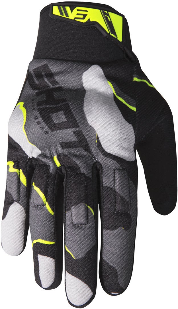 Shot Drift Camo Motocross handsker neongul 10 Figur 1