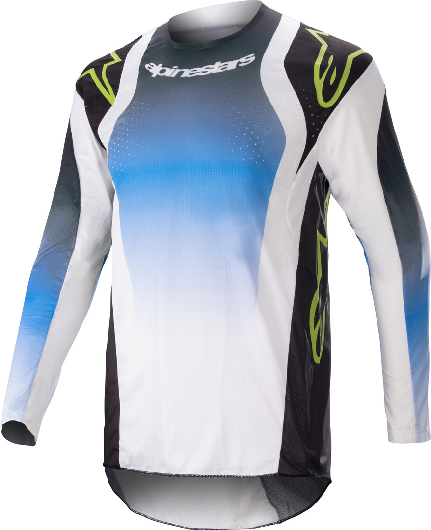 Alpinestars Techstar Push Motocross Jersey blau M Abbildung 1