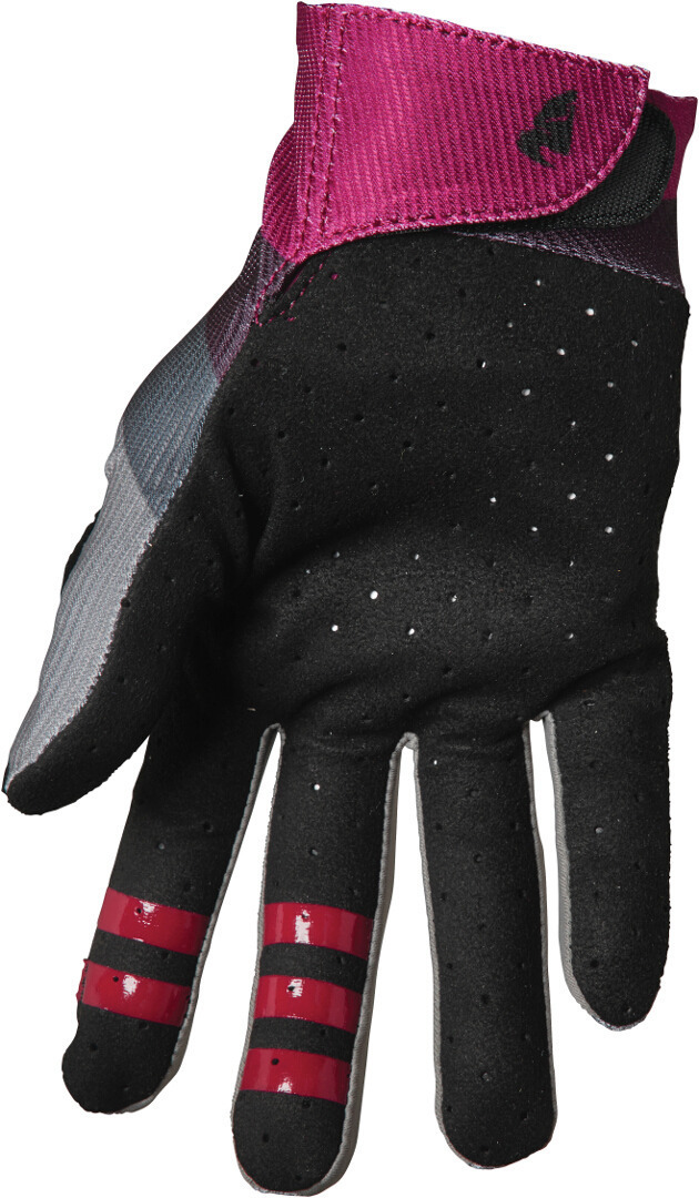 Thor Assist React Fahrrad Handschuhe grau/schwarz/rot S Abbildung 2