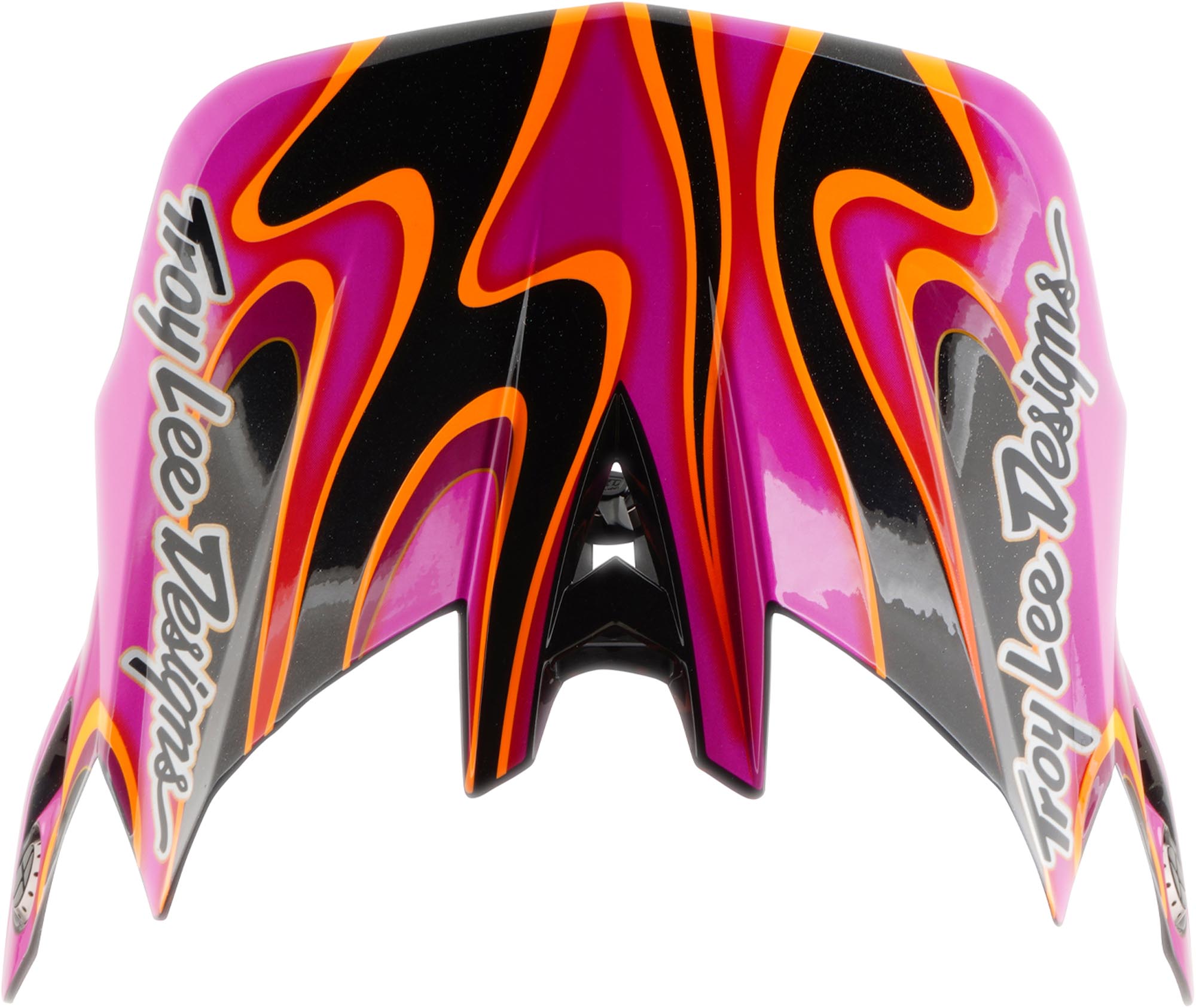 Side view of Troy Lee Designs D4 Carbon MIPS Torched Downhill Helmet