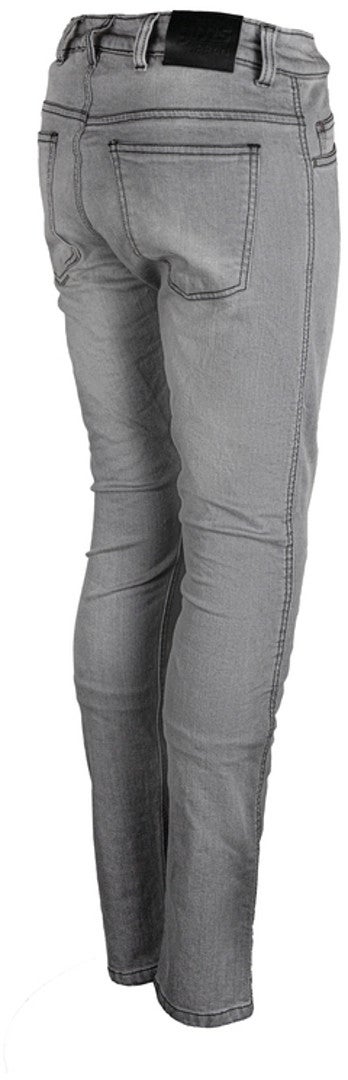 GMS Rattle Slim Damer Motorcykel Jeans grå 32 L32 Figur 3