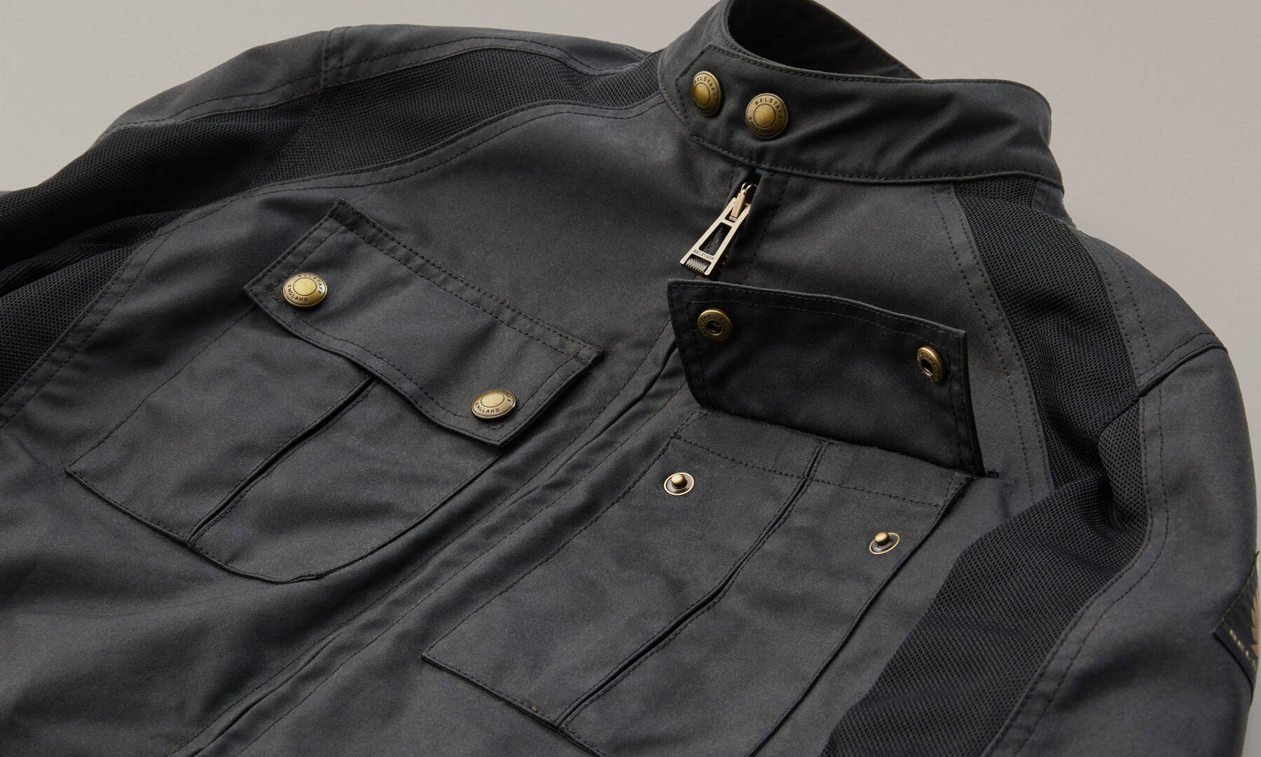 Belstaff Temple Motorcycle Wax Jacket black 3XL Figure 5