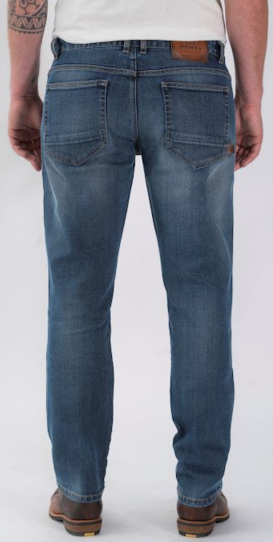 Rokker Rokkertech Tapered Slim Carrot Fit Motorcykel Jeans 36 L36 Figur 4
