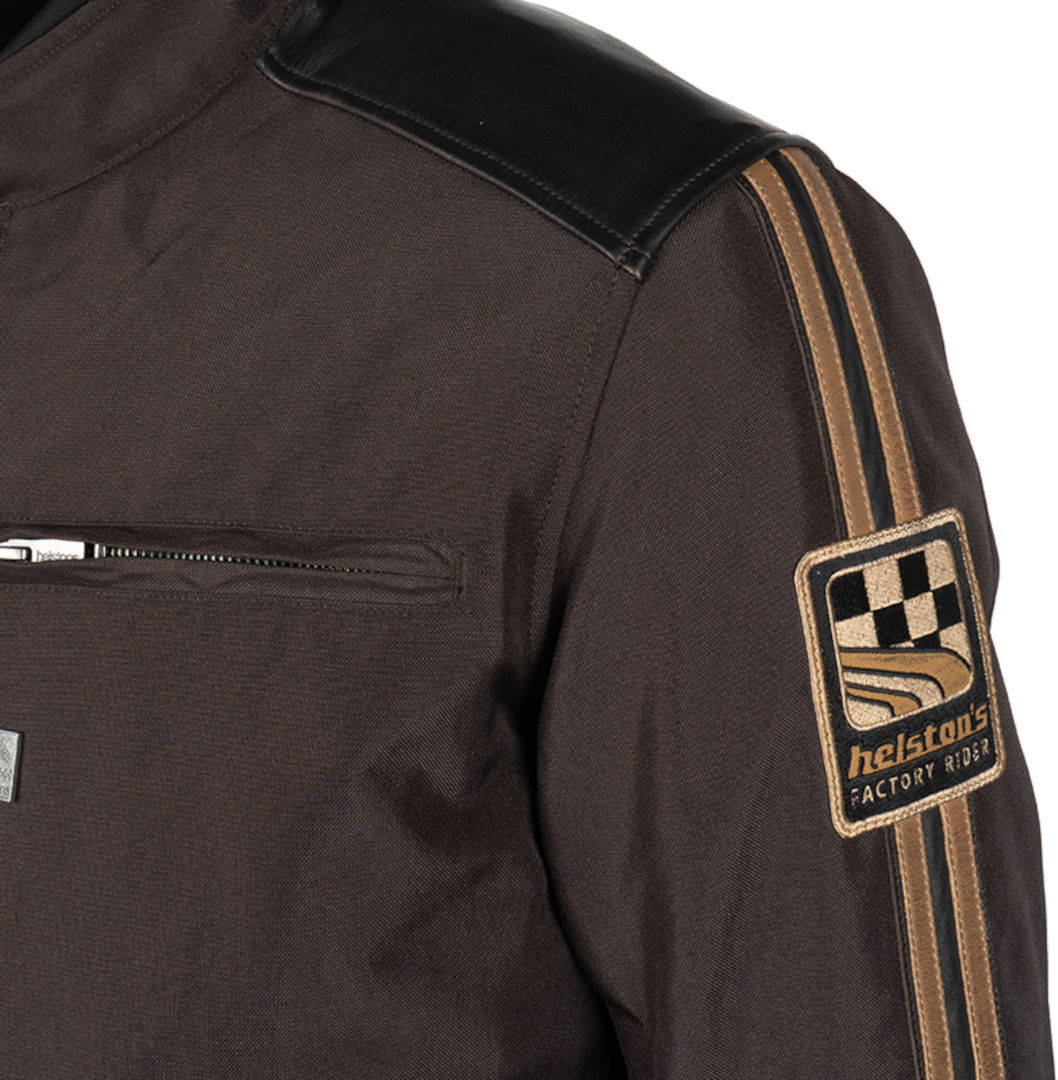 Helstons Ace Motorcycle Textile Jacket dark brown M Figure 7
