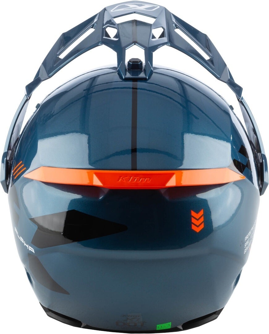 Side view of Klim X1 Alpha Carbon Enduro Helm