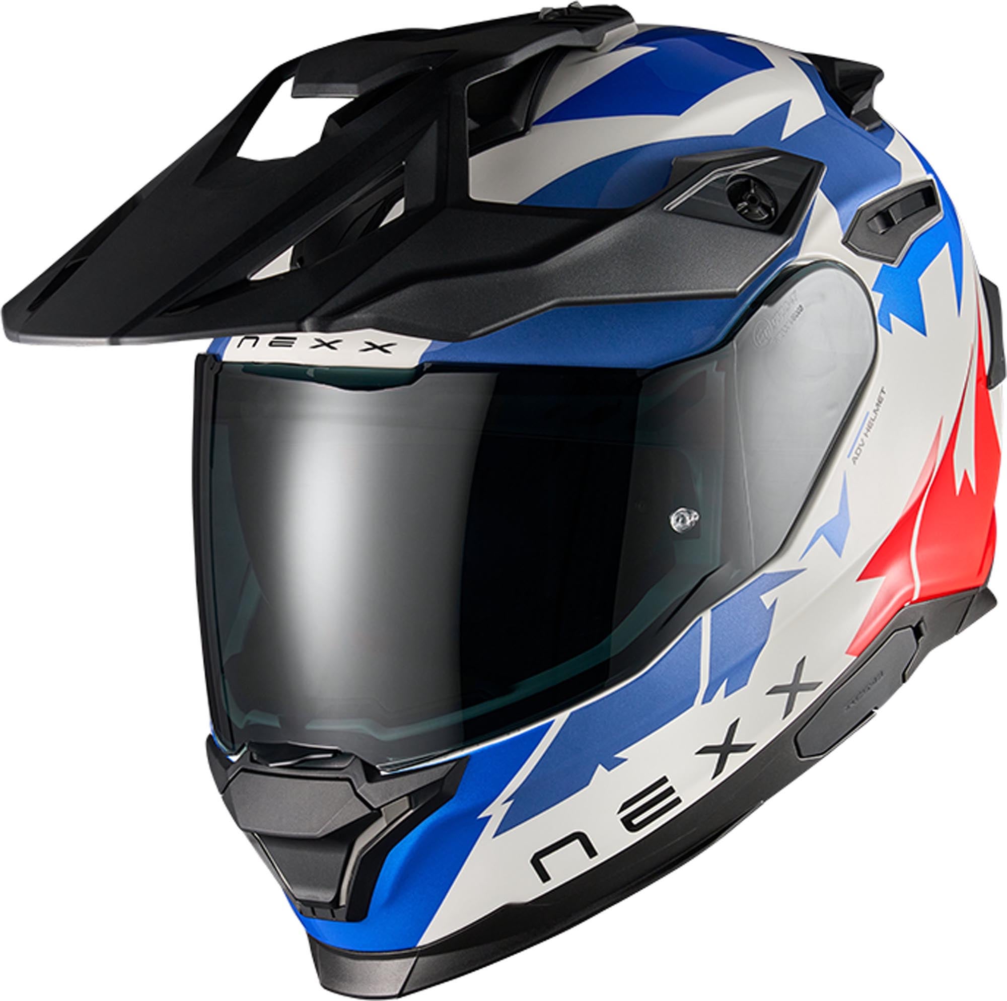 Nexx Y.TRAVL Primal Endurohelm wit/blauw/rood M (57/58) Figuur 1