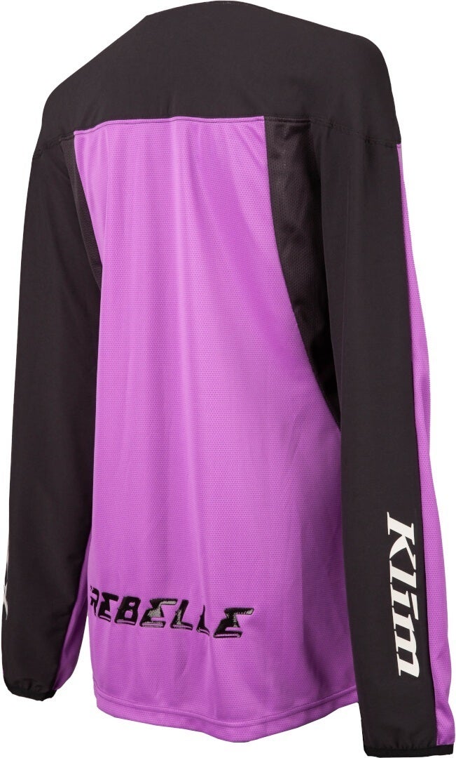 Klim Rebelle Dame Motocross trøje lilla/sort L Figur 6