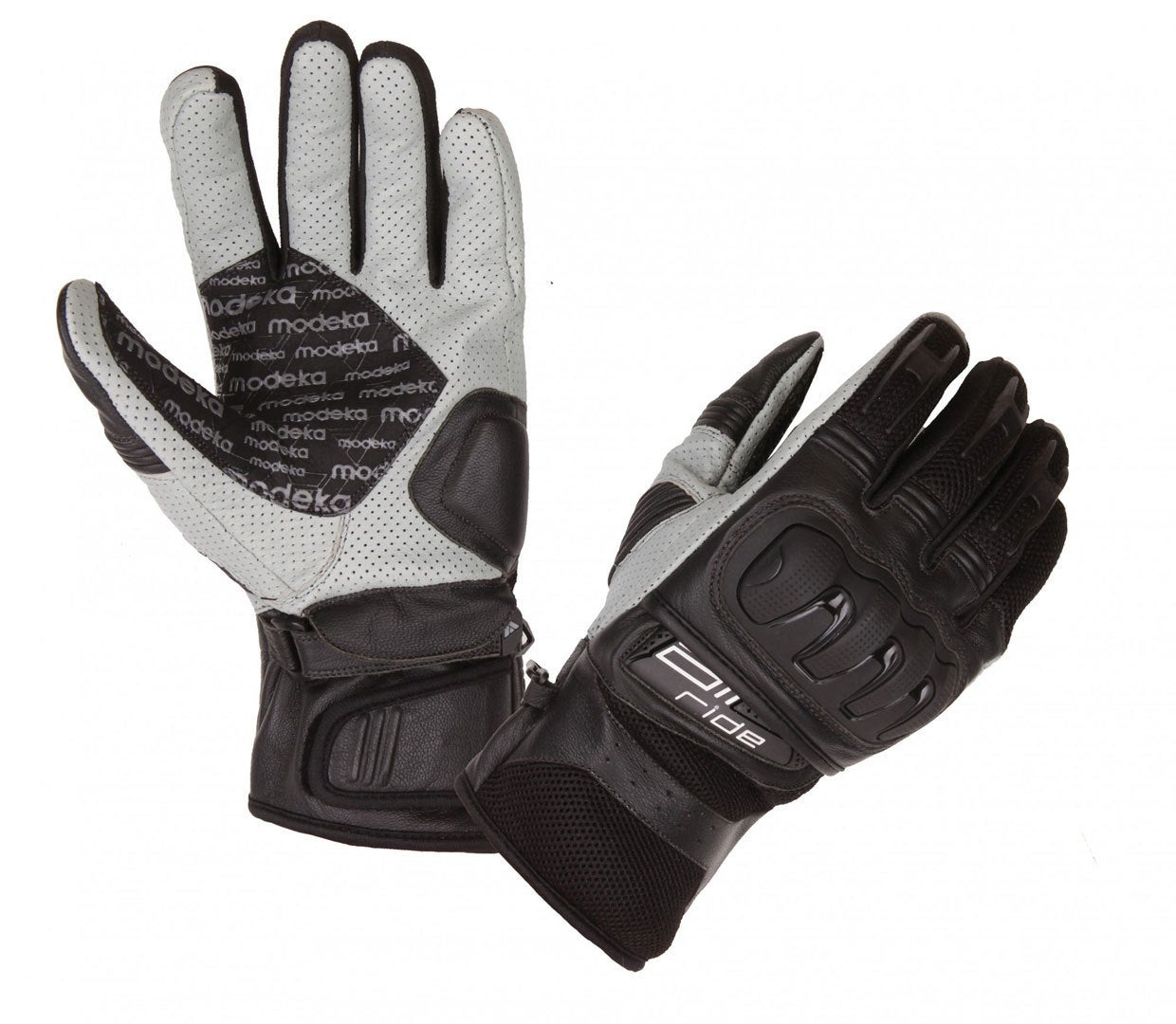 Modeka Air Ride Handschuhe schwarz/weiß 11 Abbildung 1