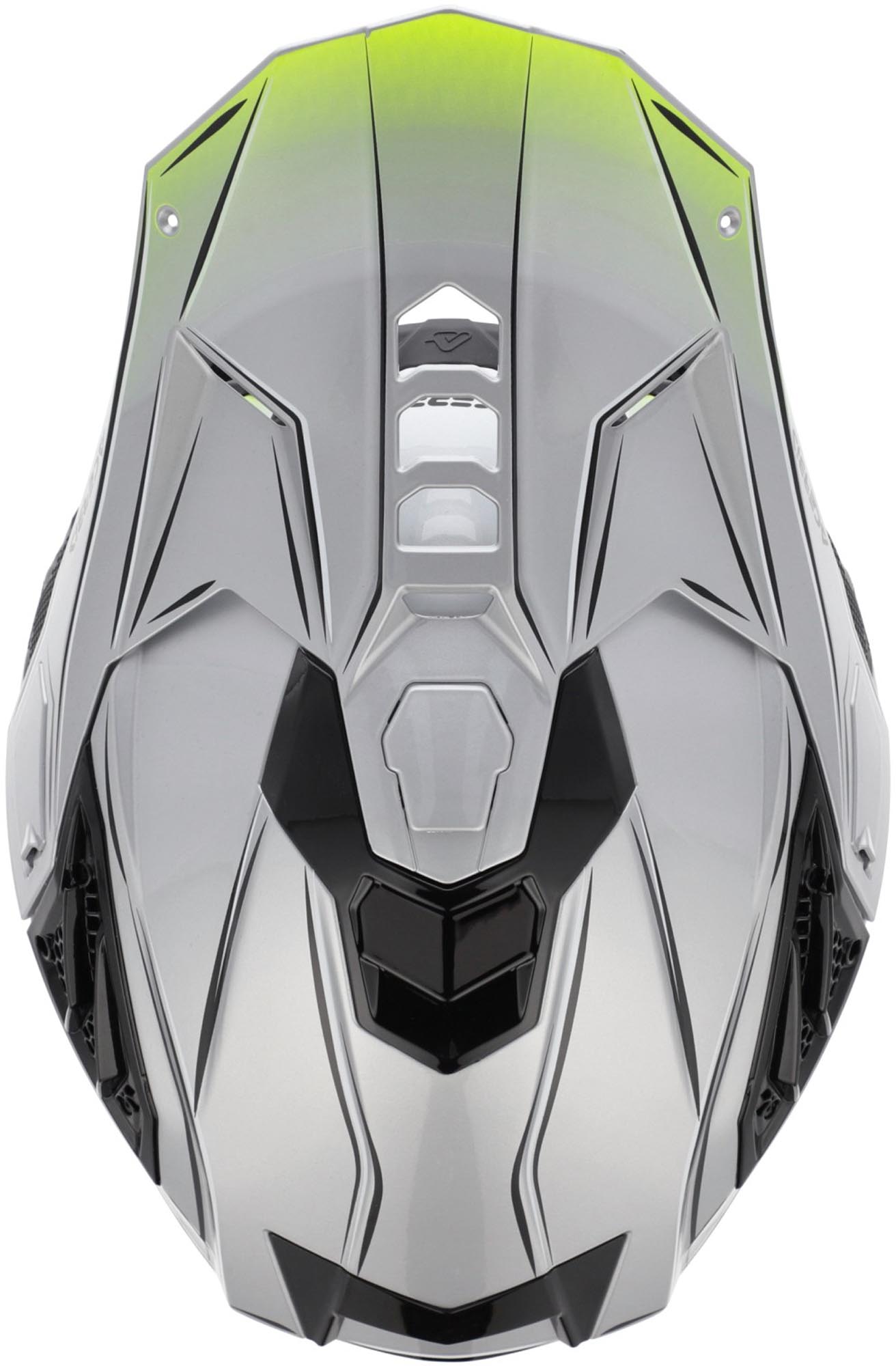 Acerbis Airstrike-X Scratch Cască de motocross argintiu/galben XL (61/62) Figura 5