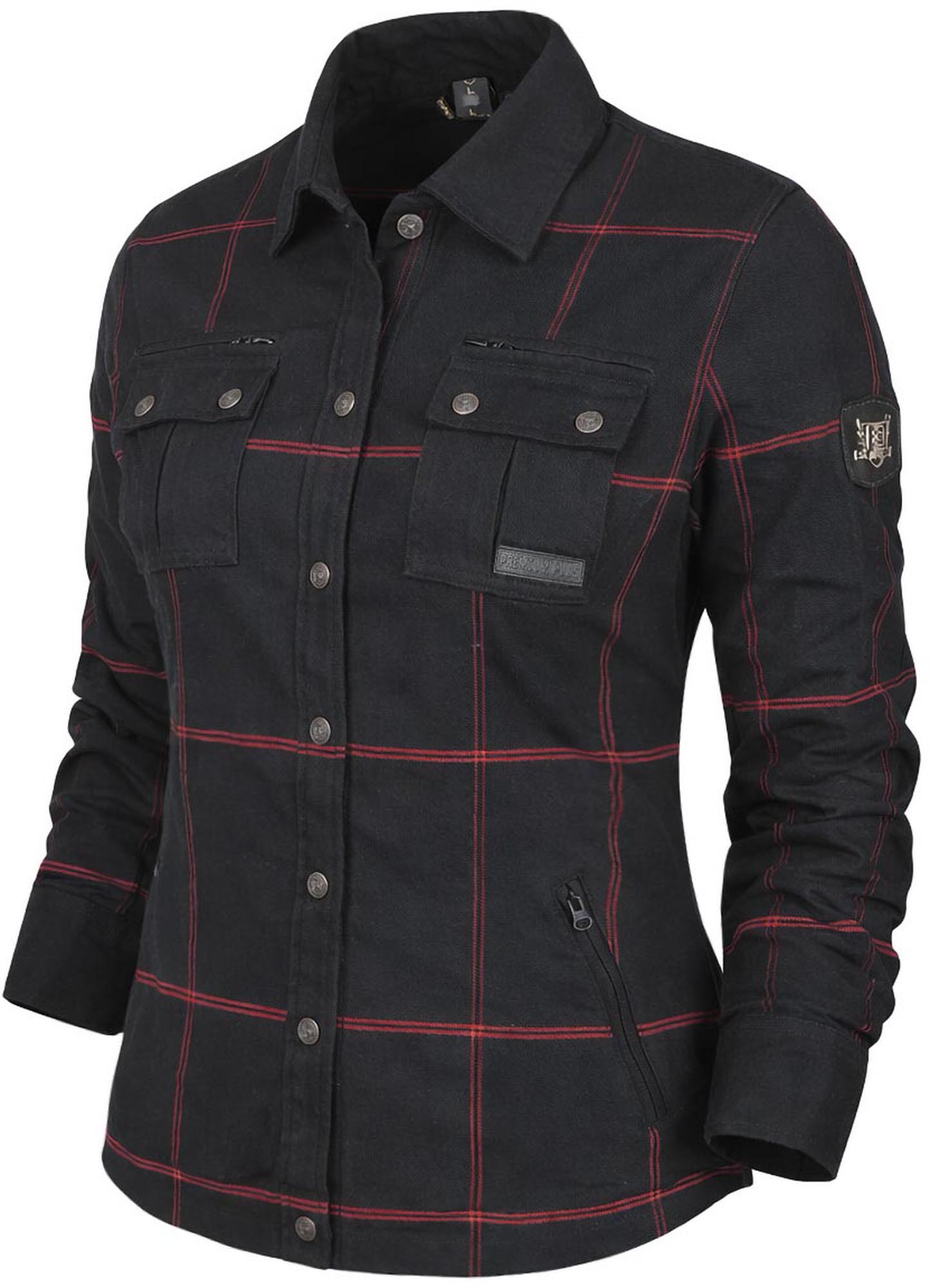 Bores Lumberjack Premium Plus Bortexx Damer Motorcykeltrøje B sort/rød S Figur 4