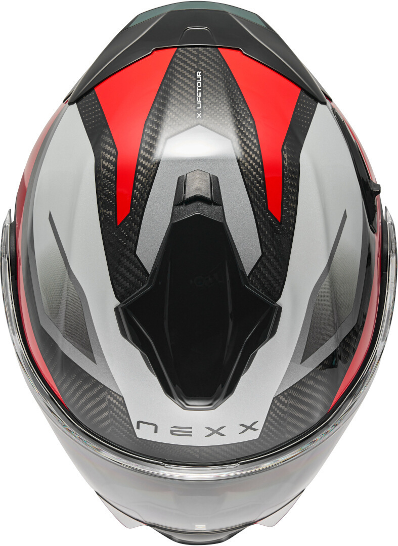 Nexx X.Lifetour Pro Mile Carbon Cască Alb/Roșu L (59/60) Figura 2